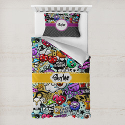 Graffiti Toddler Bedding Set - With Pillowcase (Personalized)