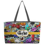 Graffiti Beach Totes Bag - w/ Black Handles (Personalized)