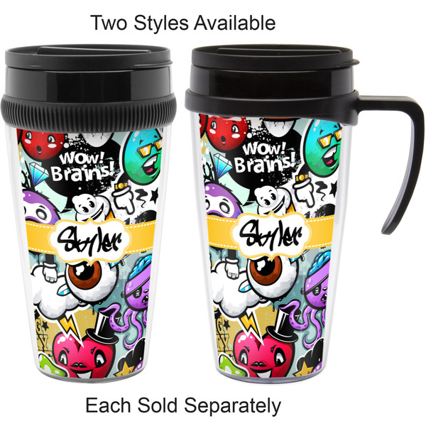 Graffiti Travel Mugs - with & without Handle