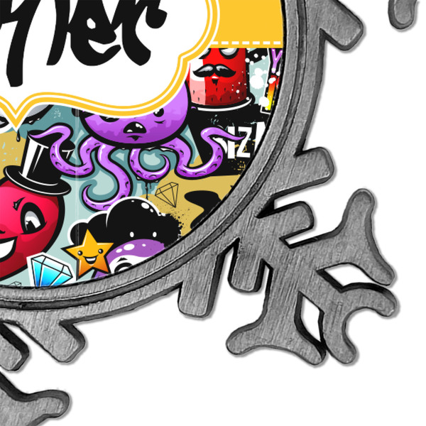 Graffiti Vintage Snowflake - Detail