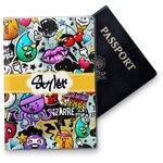 Graffiti Vinyl Passport Holder (Personalized)