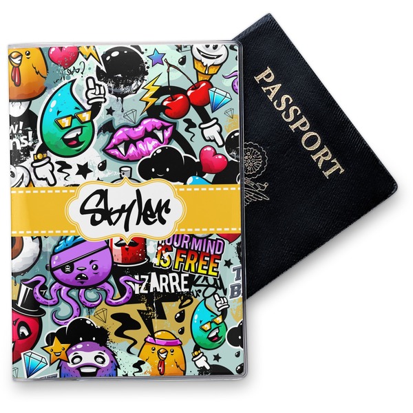 Custom Graffiti Vinyl Passport Holder (Personalized)