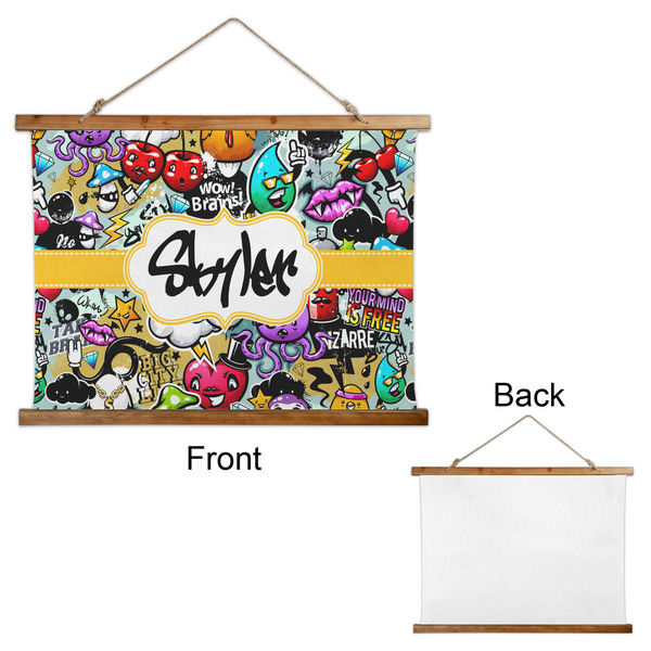 Graffiti Wall Hanging Tapestry - Landscape - APPROVAL