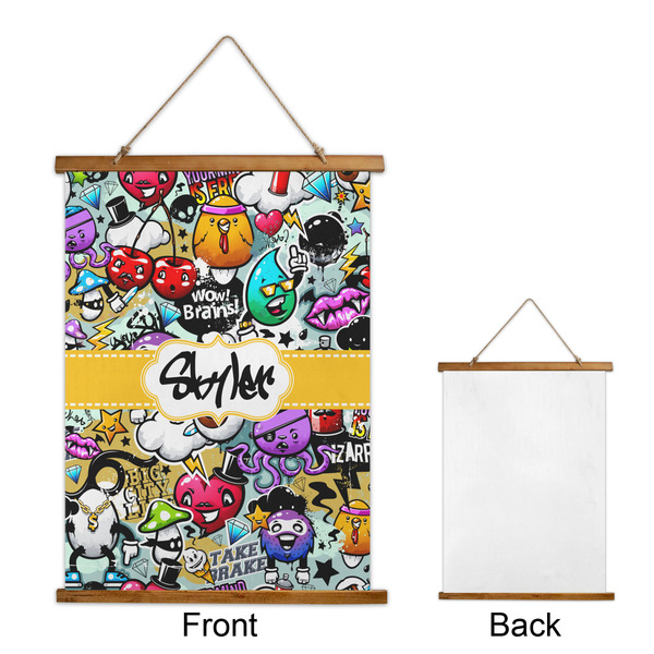 Graffiti Wall Hanging Tapestry - Portrait - APPROVAL