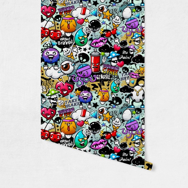 Graffiti Wallpaper on Wall
