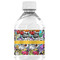 Graffiti Water Bottle Label - Back View