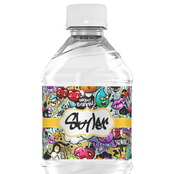 Graffiti Water Bottle Labels - Custom Sized (Personalized)