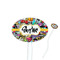 Graffiti Oval Plastic Stir Sticks (Personalized)