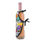 Graffiti Wine Bottle Apron - DETAIL WITH CLIP ON NECK