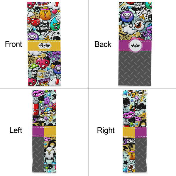 Graffiti Wine Gift Bag - Matte - Approval