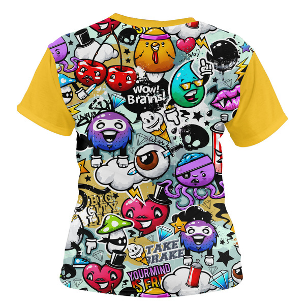 Graffiti Women's T-shirt Back