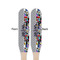 Graffiti Wooden Food Pick - Paddle - Double Sided - Front & Back
