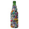 Graffiti Zipper Bottle Cooler - ANGLE (bottle)