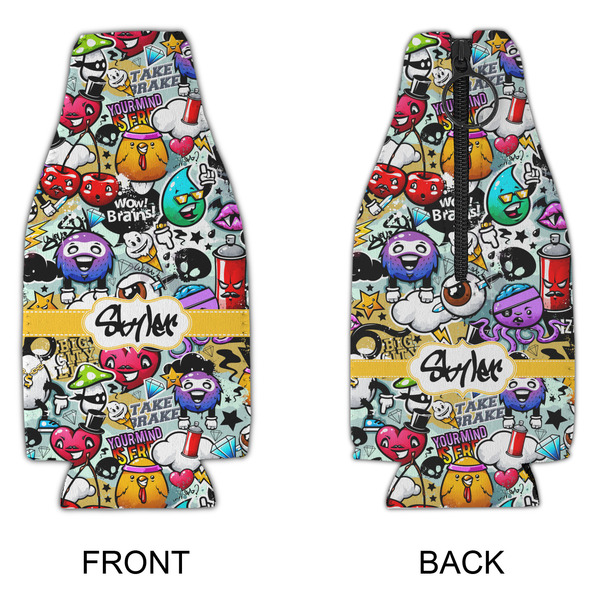 Graffiti Zipper Bottle Cooler - APPROVAL