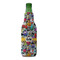 Graffiti Zipper Bottle Cooler - FRONT (bottle)
