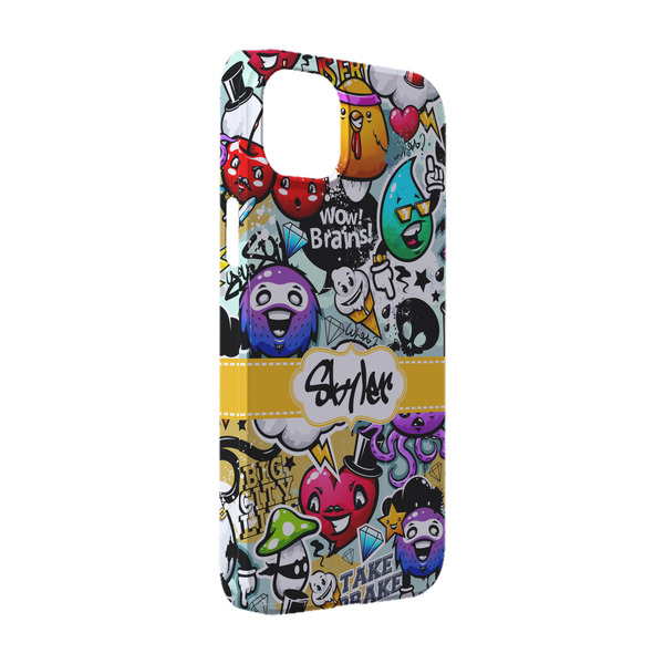 Custom Graffiti iPhone Case - Plastic - iPhone 14 (Personalized)