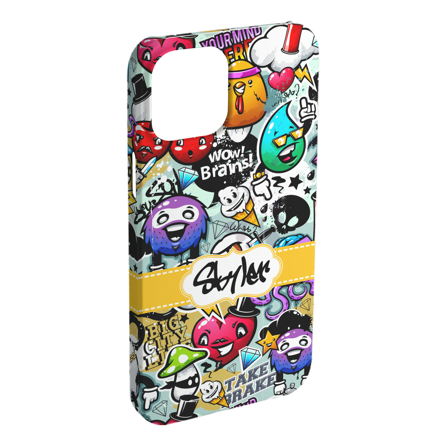 Custom Graffiti iPhone Case - Plastic (Personalized) | YouCustomizeIt