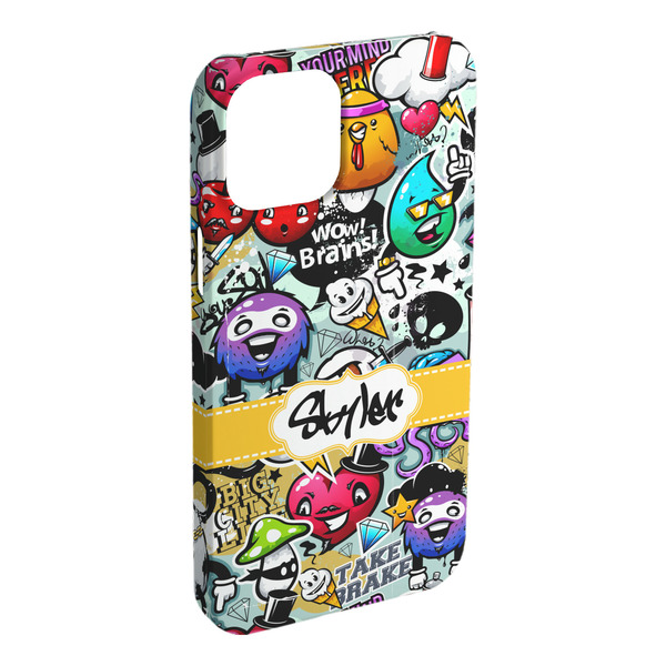 Custom Graffiti iPhone Case - Plastic (Personalized)