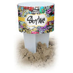 Graffiti White Beach Spiker Drink Holder (Personalized)