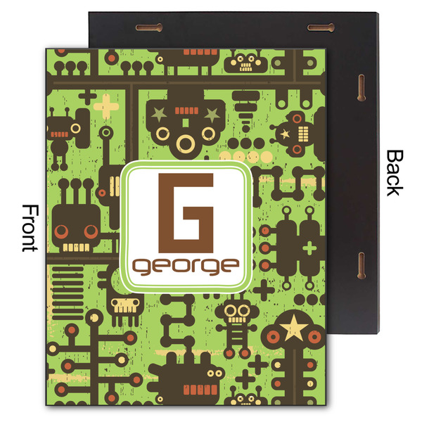 Industrial Robot 1 11x14 Wood Print - Front & Back View