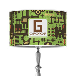 Industrial Robot 1 12" Drum Lamp Shade - Poly-film (Personalized)