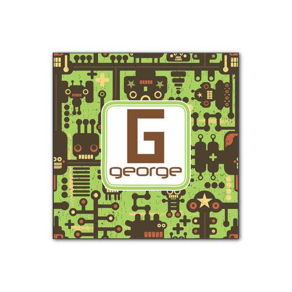 Custom Industrial Robot 1 Wood Print - 12x12 (Personalized)