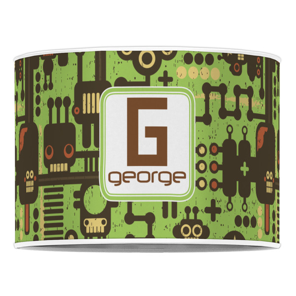 Industrial Robot 1 16" Drum Lampshade - FRONT (Poly Film)