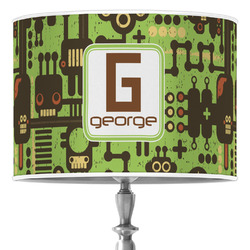 Industrial Robot 1 16" Drum Lamp Shade - Poly-film (Personalized)