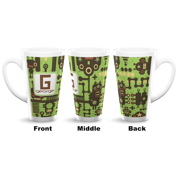 Industrial Robot 1 16 Oz Latte Mug - Approval