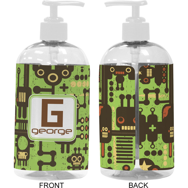 Industrial Robot 1 16 oz Plastic Liquid Dispenser- Approval- White