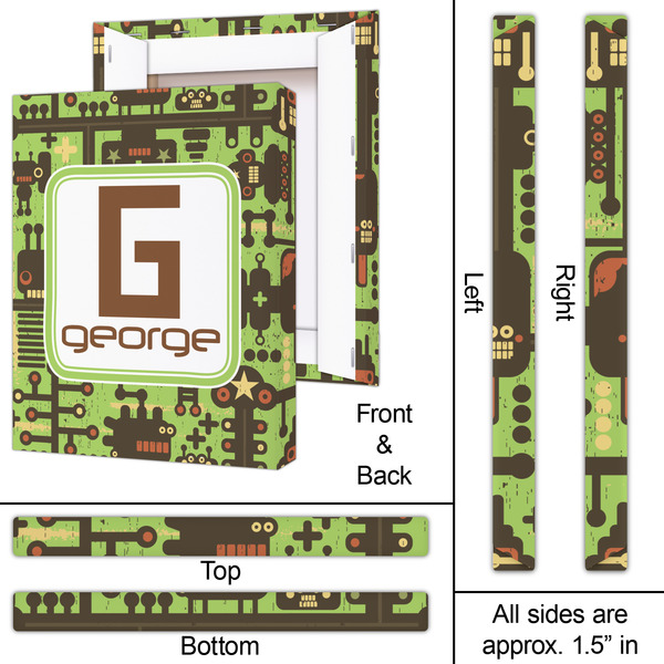 Industrial Robot 1 16x20 - Canvas Print - Approval