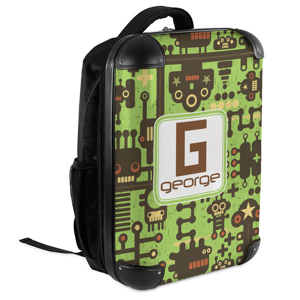 Industrial Robot 1 18" Hard Shell Backpacks - ANGLED VIEW