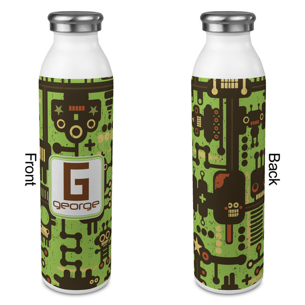 Industrial Robot 1 20oz Water Bottles - Full Print - Approval