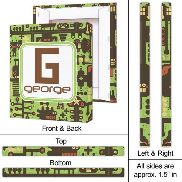 Industrial Robot 1 20x24 - Canvas Print - Approval