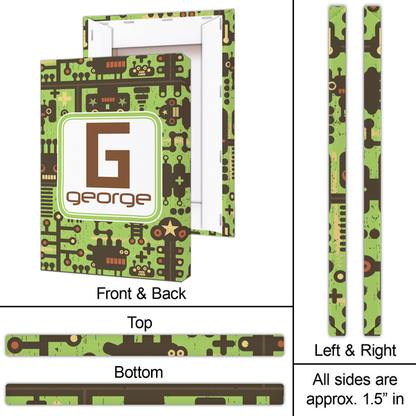 Industrial Robot 1 20x30 - Canvas Print - Approval