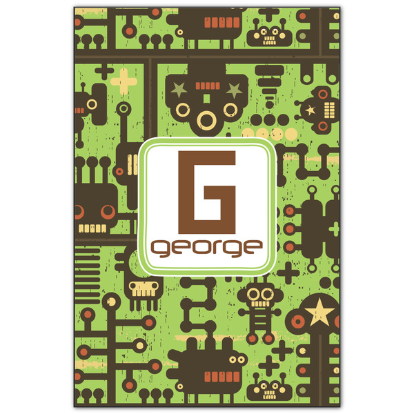 Custom Industrial Robot 1 Wood Print - 20x30 (Personalized)