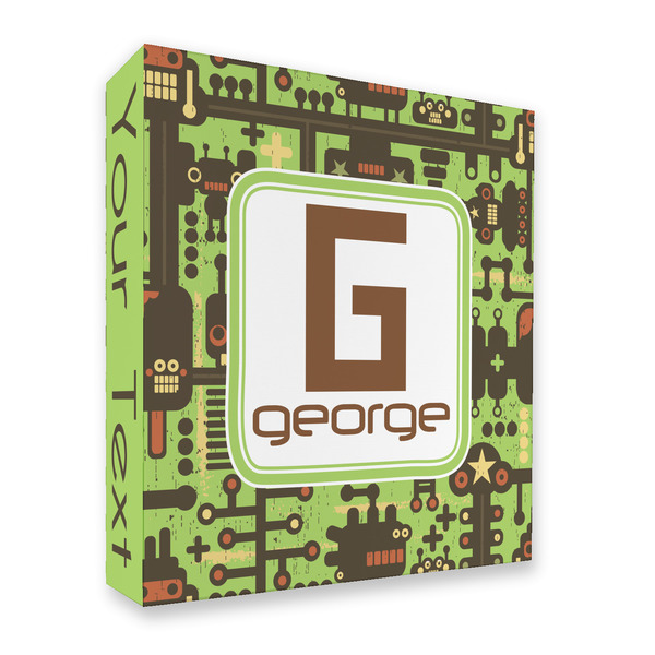 Industrial Robot 1 3 Ring Binders - Full Wrap - 2" - FRONT