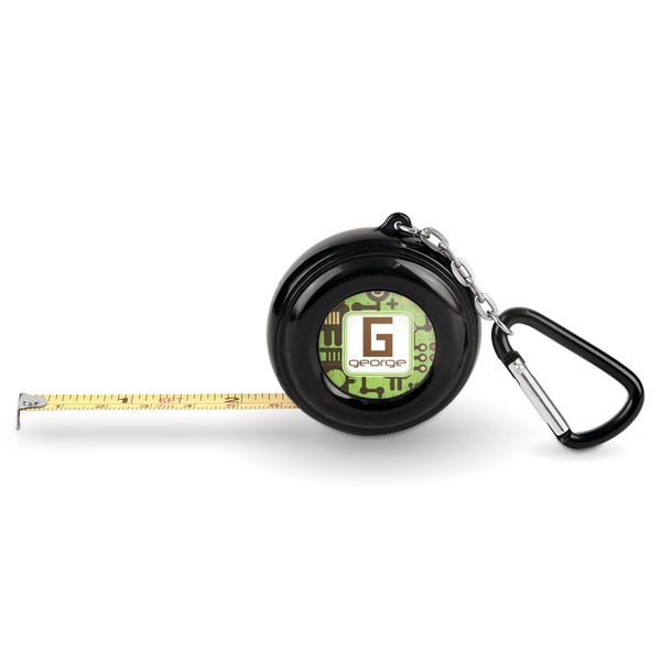 Custom Industrial Robot 1 Pocket Tape Measure - 6 Ft w/ Carabiner Clip (Personalized)