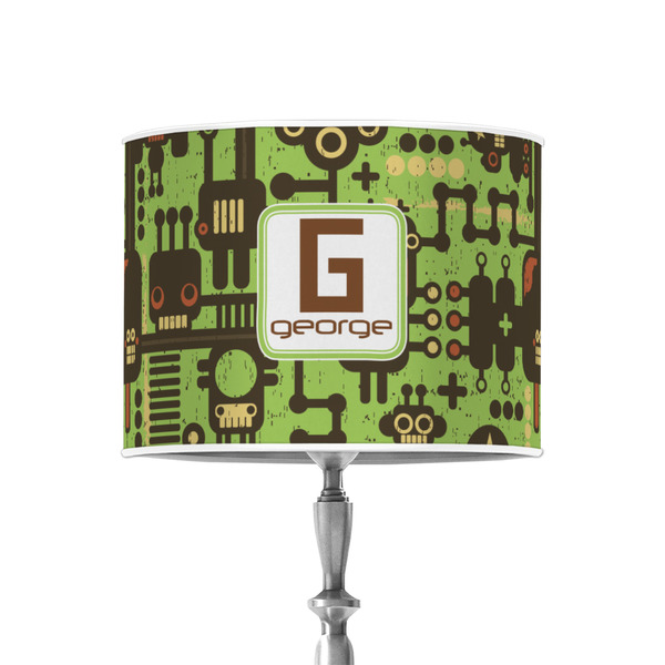 Custom Industrial Robot 1 8" Drum Lamp Shade - Poly-film (Personalized)