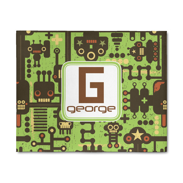 Custom Industrial Robot 1 8' x 10' Indoor Area Rug (Personalized)