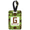 Industrial Robot 1 Metal Luggage Tag w/ Name and Initial