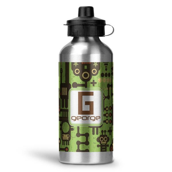 Custom Industrial Robot 1 Water Bottles - 20 oz - Aluminum (Personalized)
