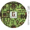 Industrial Robot 1 Glass Appetizer / Dessert Plate 8" (Personalized)