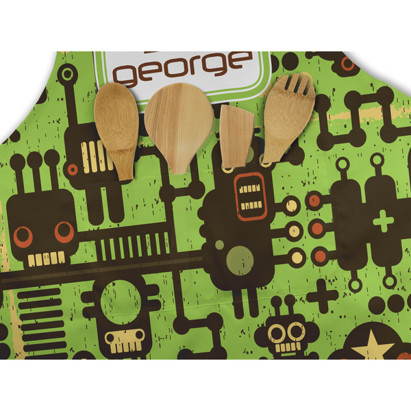 Industrial Robot 1 Apron - Pocket Detail with Props