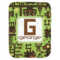 Industrial Robot 1 Baby Swaddling Blanket (Personalized)