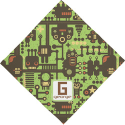 Industrial Robot 1 Dog Bandana Scarf w/ Name and Initial