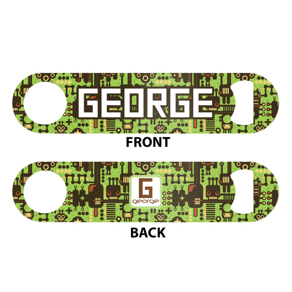 Industrial Robot 1 Bar Bottle Opener - White - Approval