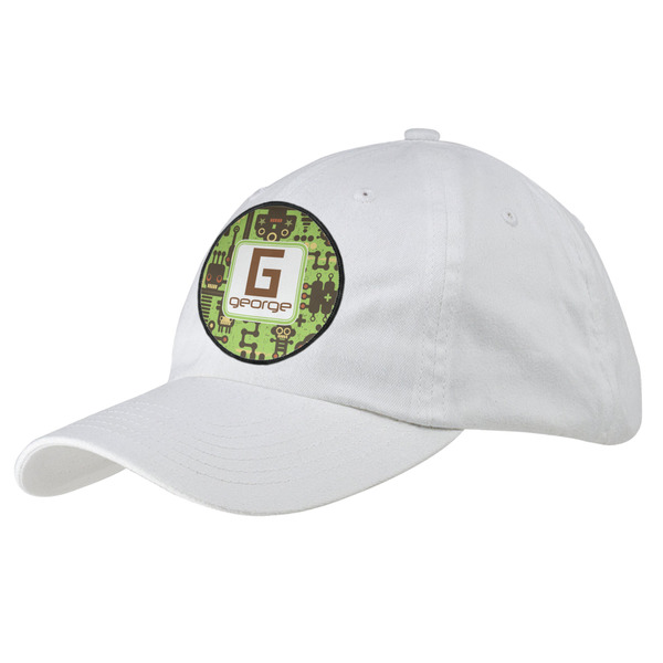 Custom Industrial Robot 1 Baseball Cap - White (Personalized)