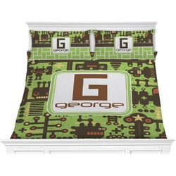 Industrial Robot 1 Comforter Set - King (Personalized)