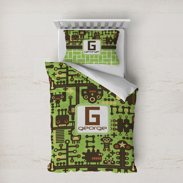 Custom Industrial Robot 1 Duvet Cover Set - Twin XL (Personalized)